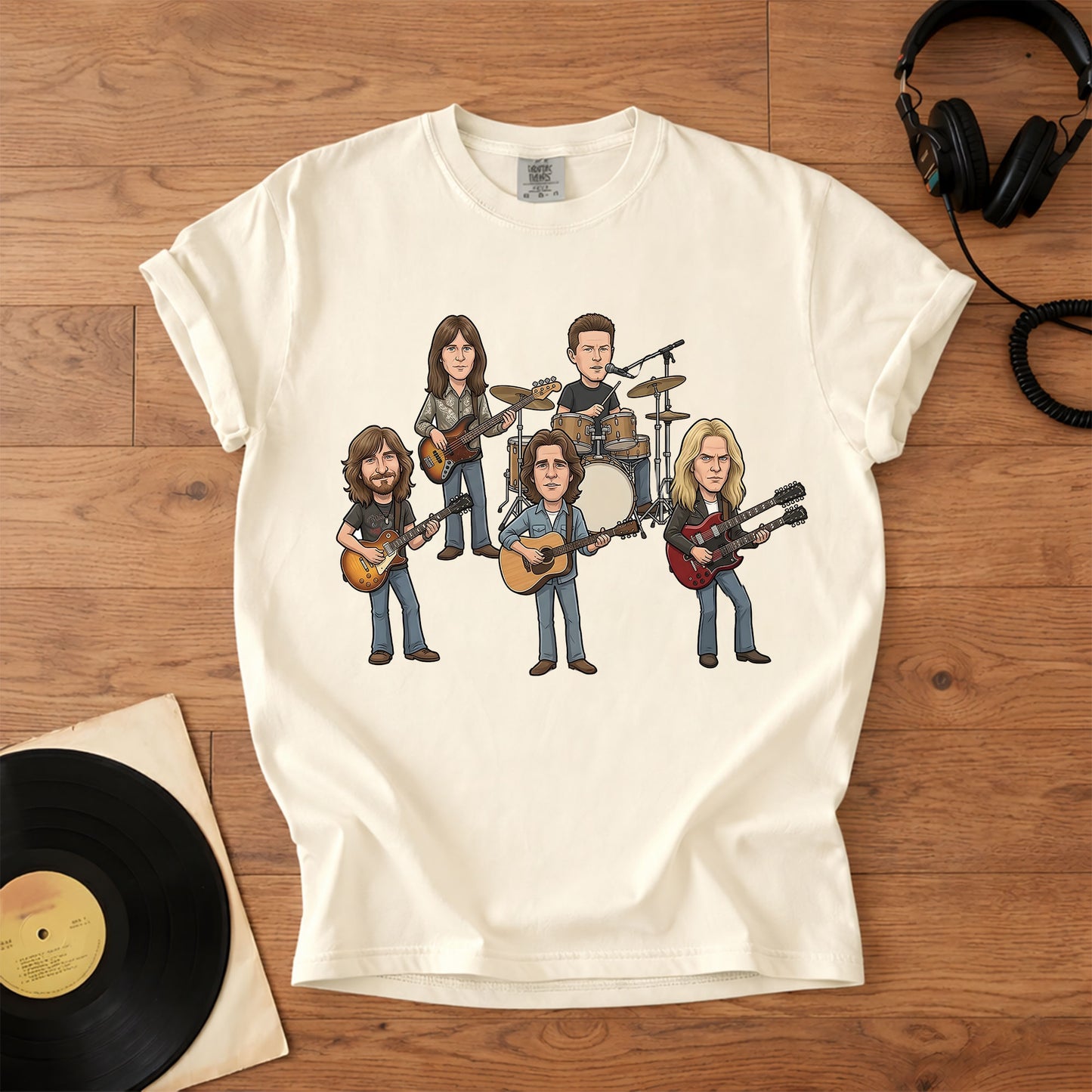 Eagles Band Comfort Colors Tee – Hotel California Members Tribute Classic Rock Shirt
