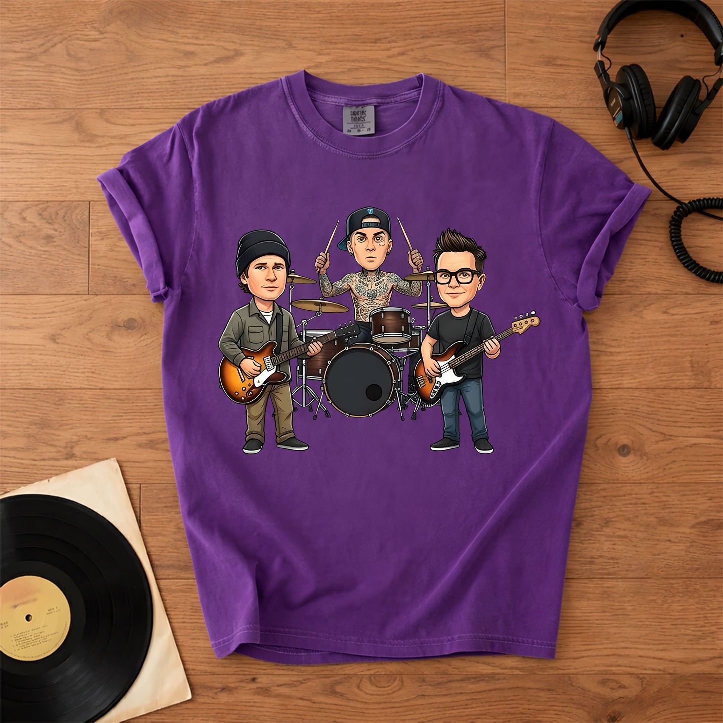 Blink-182 Comfort Colors Tee – Band Members Tribute Pop Punk Classic Shirt