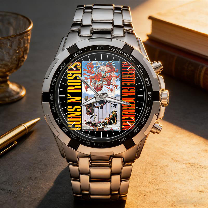 Guns N' Roses Albums Collection Watch - Multiple Classic Album Designs Available