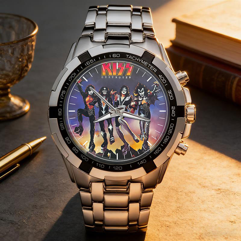 KISS Albums Collection Watch - Multiple Classic Album Designs Available