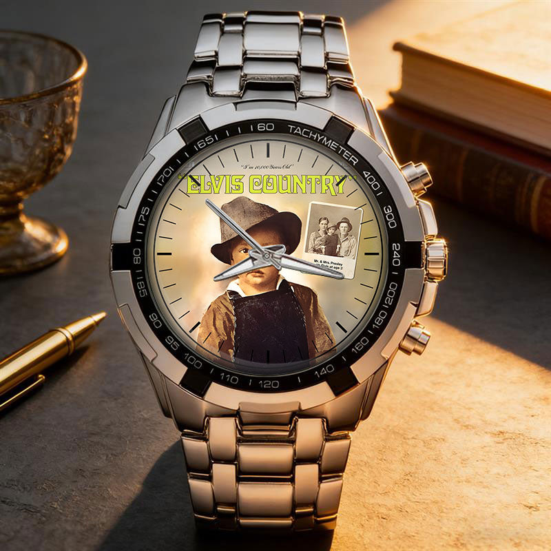 Elvis Presley Albums Collection Watch - Multiple Classic Album Designs Available