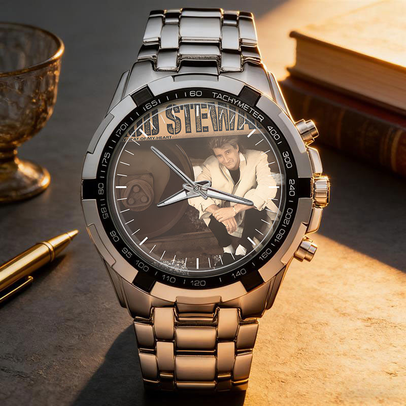 Rod Stewart Albums Collection Watch - Multiple Classic Album Designs Available