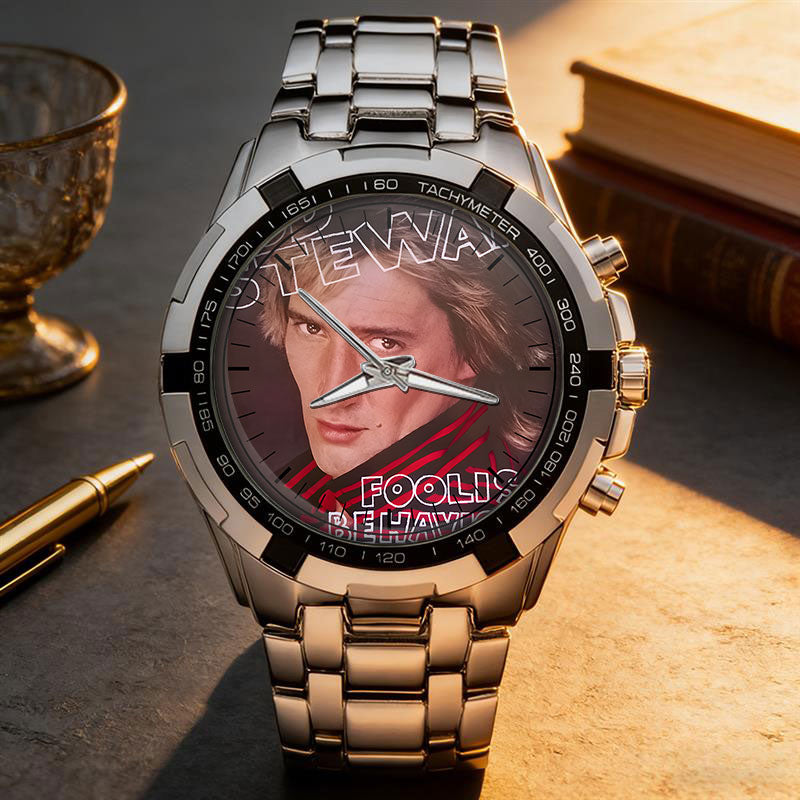 Rod Stewart Albums Collection Watch - Multiple Classic Album Designs Available