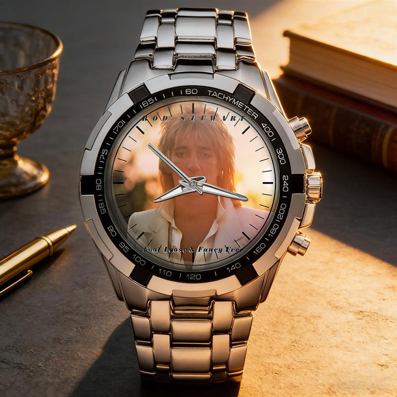 Rod Stewart Albums Collection Watch - Multiple Classic Album Designs Available