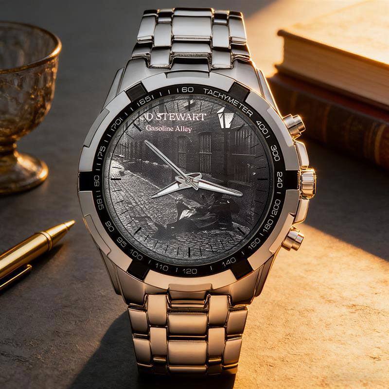 Rod Stewart Albums Collection Watch - Multiple Classic Album Designs Available