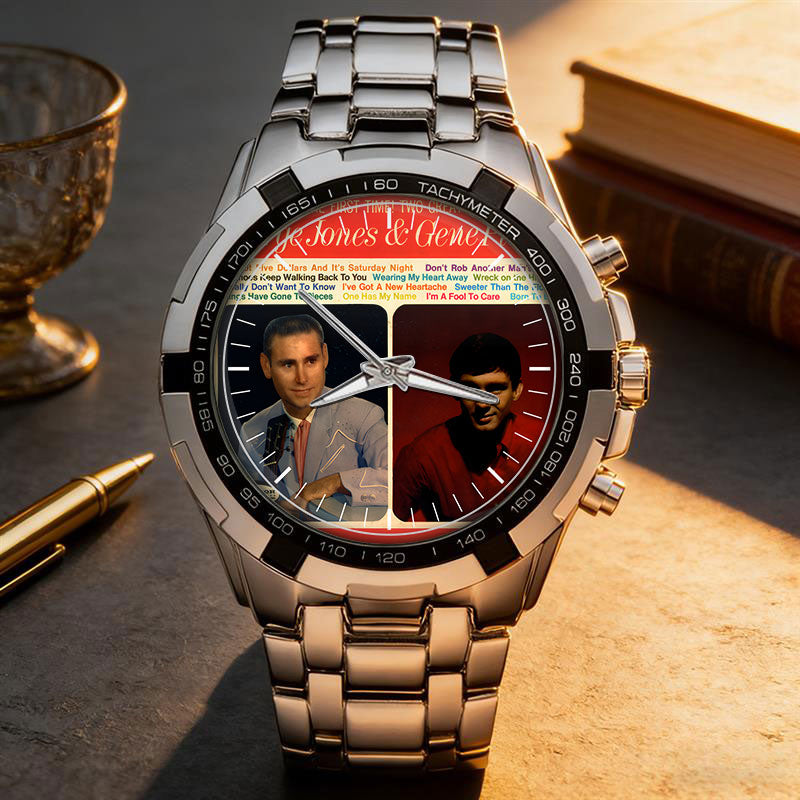 George Jones Albums Collection Watch - Multiple Classic Album Designs Available