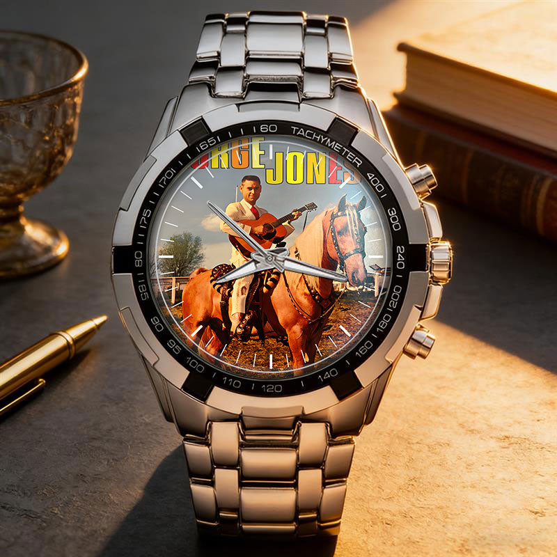 George Jones Albums Collection Watch - Multiple Classic Album Designs Available