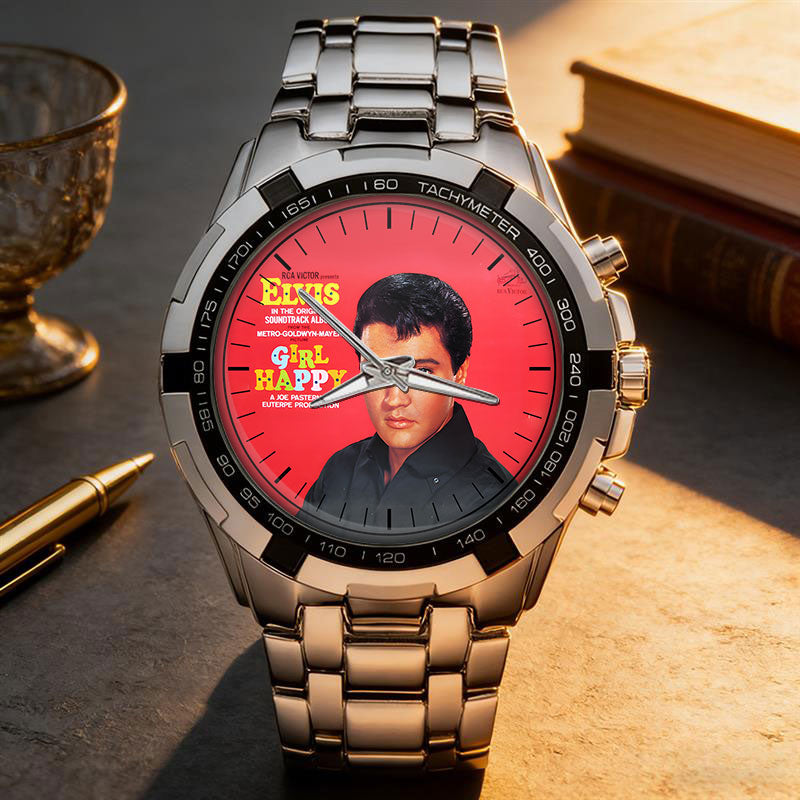 Elvis Presley Albums Collection Watch - Multiple Classic Album Designs Available