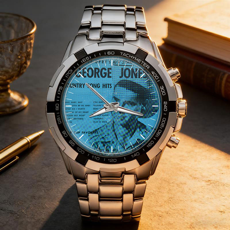 George Jones Albums Collection Watch - Multiple Classic Album Designs Available