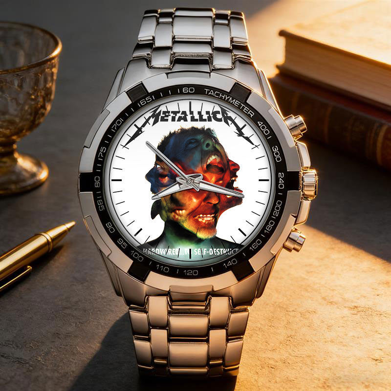 Metallica Albums Collection Watch - Multiple Classic Album Designs Available
