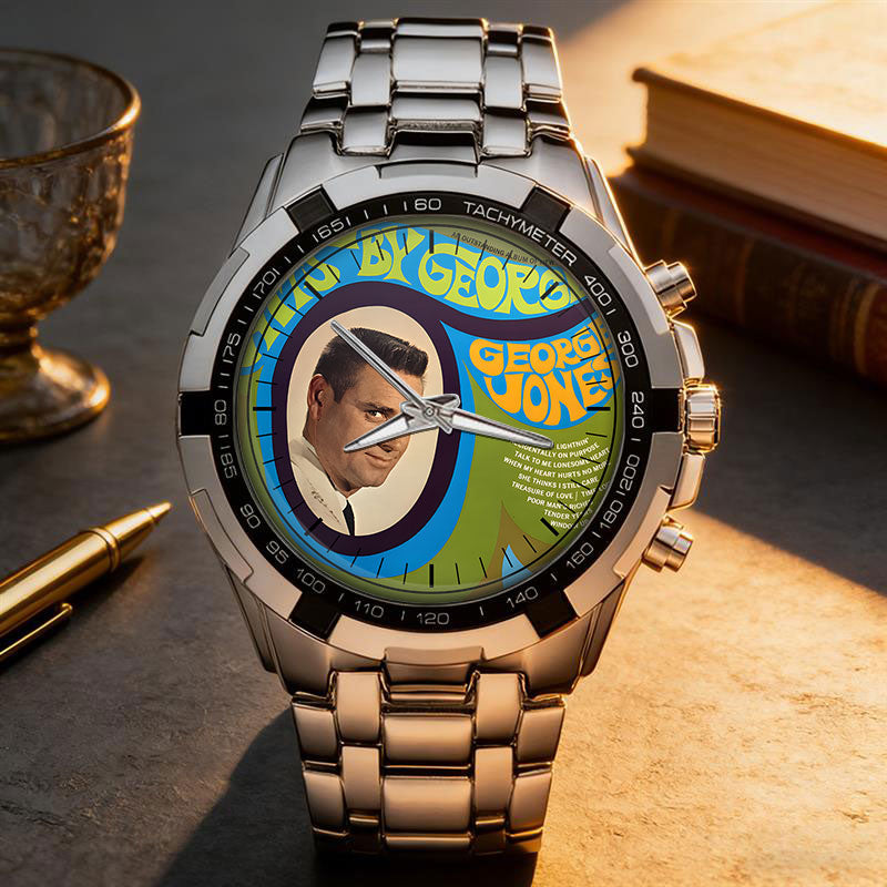 George Jones Albums Collection Watch - Multiple Classic Album Designs Available