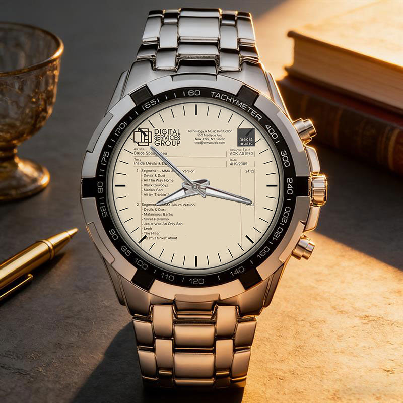 Bruce Springsteen Albums Collection Watch - Multiple Classic Album Designs Available