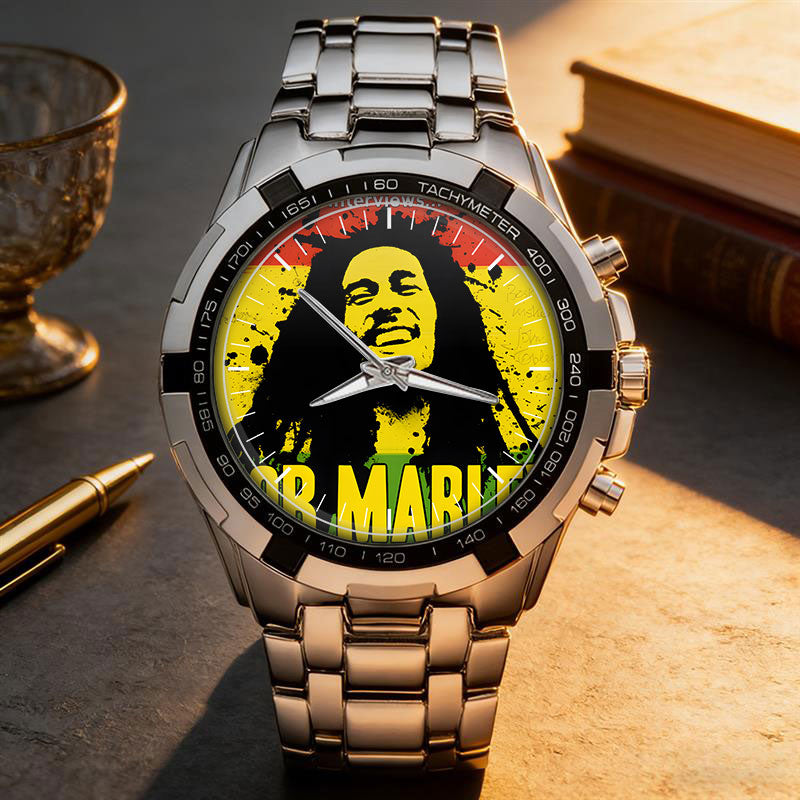 Bob Marley Albums Collection Watch - Multiple Classic Album Designs Available