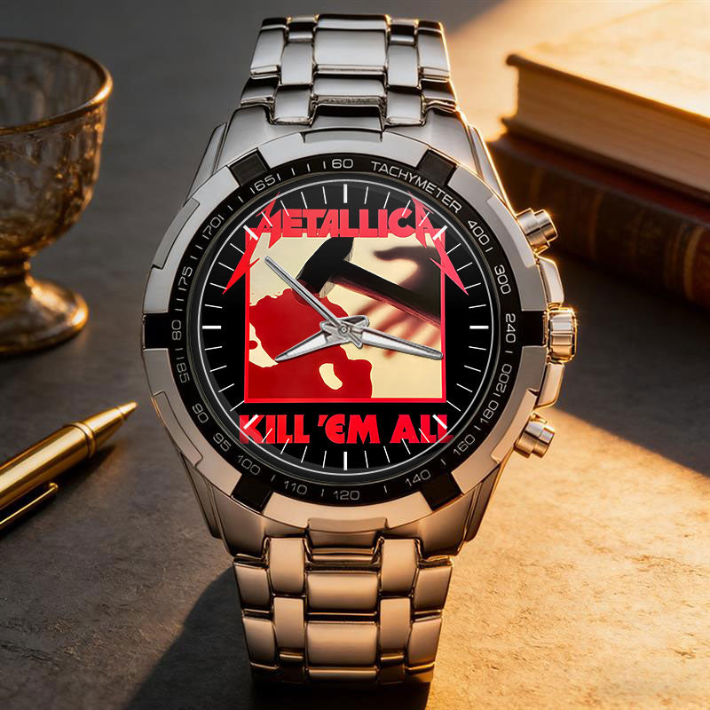 Metallica Albums Collection Watch - Multiple Classic Album Designs Available