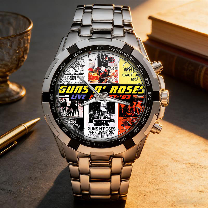 Guns N' Roses Albums Collection Watch - Multiple Classic Album Designs Available