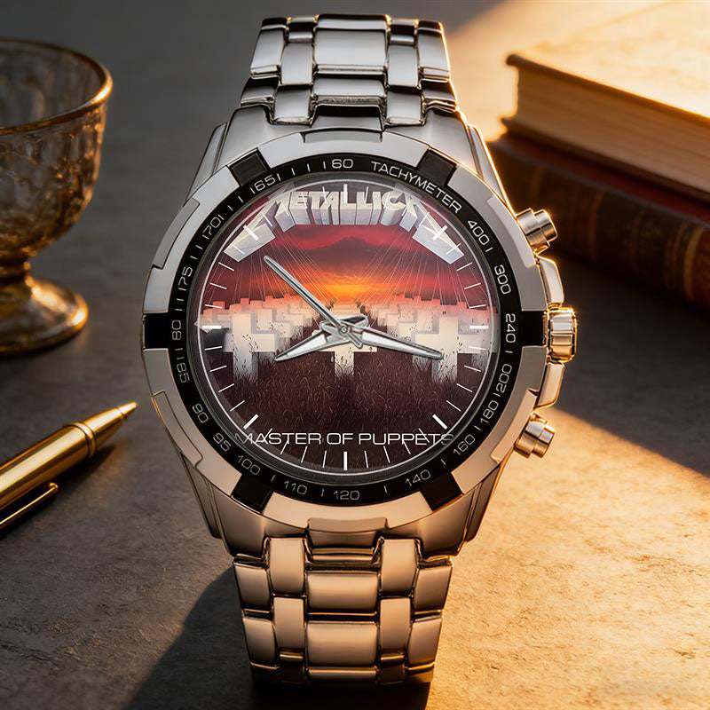 Metallica Albums Collection Watch - Multiple Classic Album Designs Available