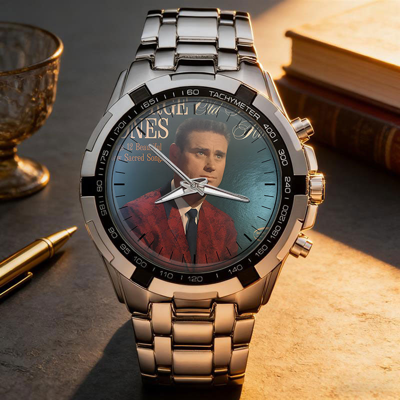 George Jones Albums Collection Watch - Multiple Classic Album Designs Available