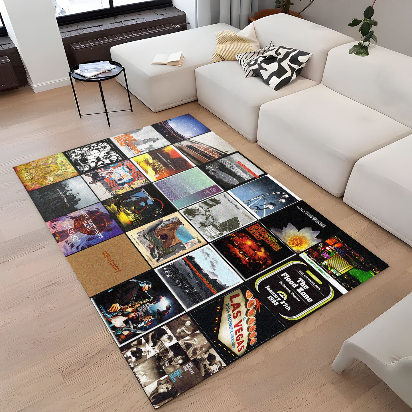 Dave Matthews Band Album Cover Collage Rug