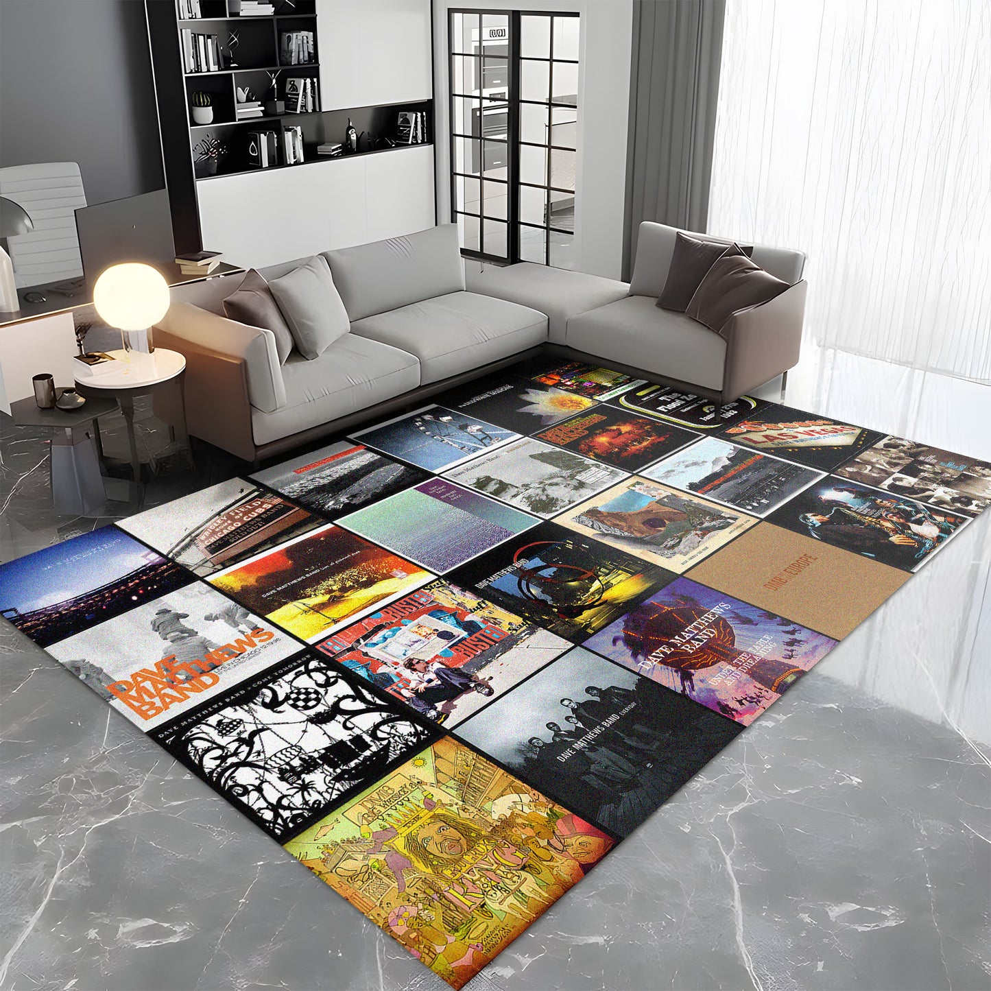 Dave Matthews Band Album Cover Collage Rug