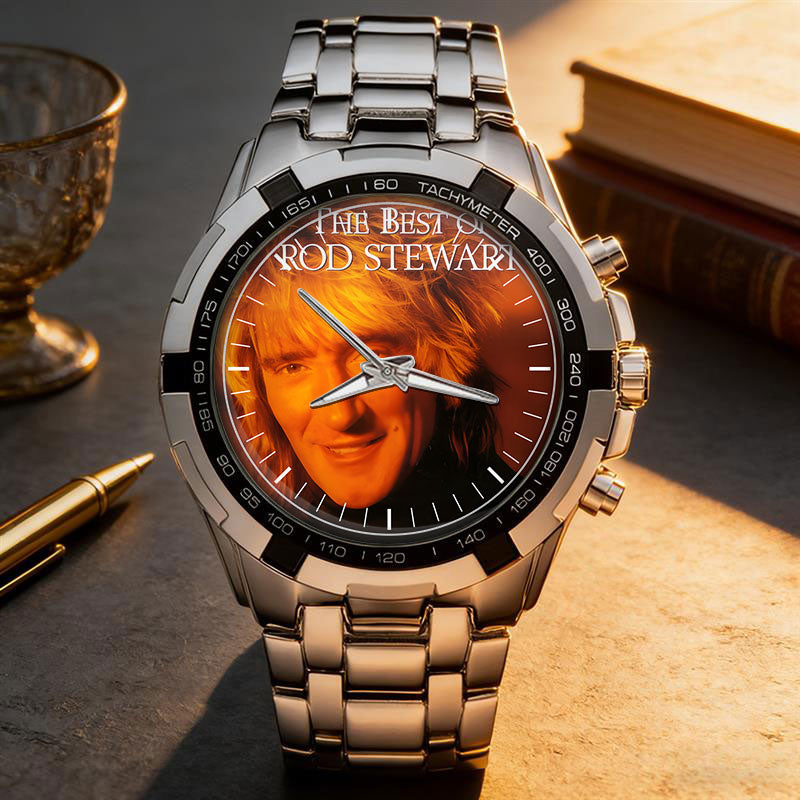 Rod Stewart Albums Collection Watch - Multiple Classic Album Designs Available