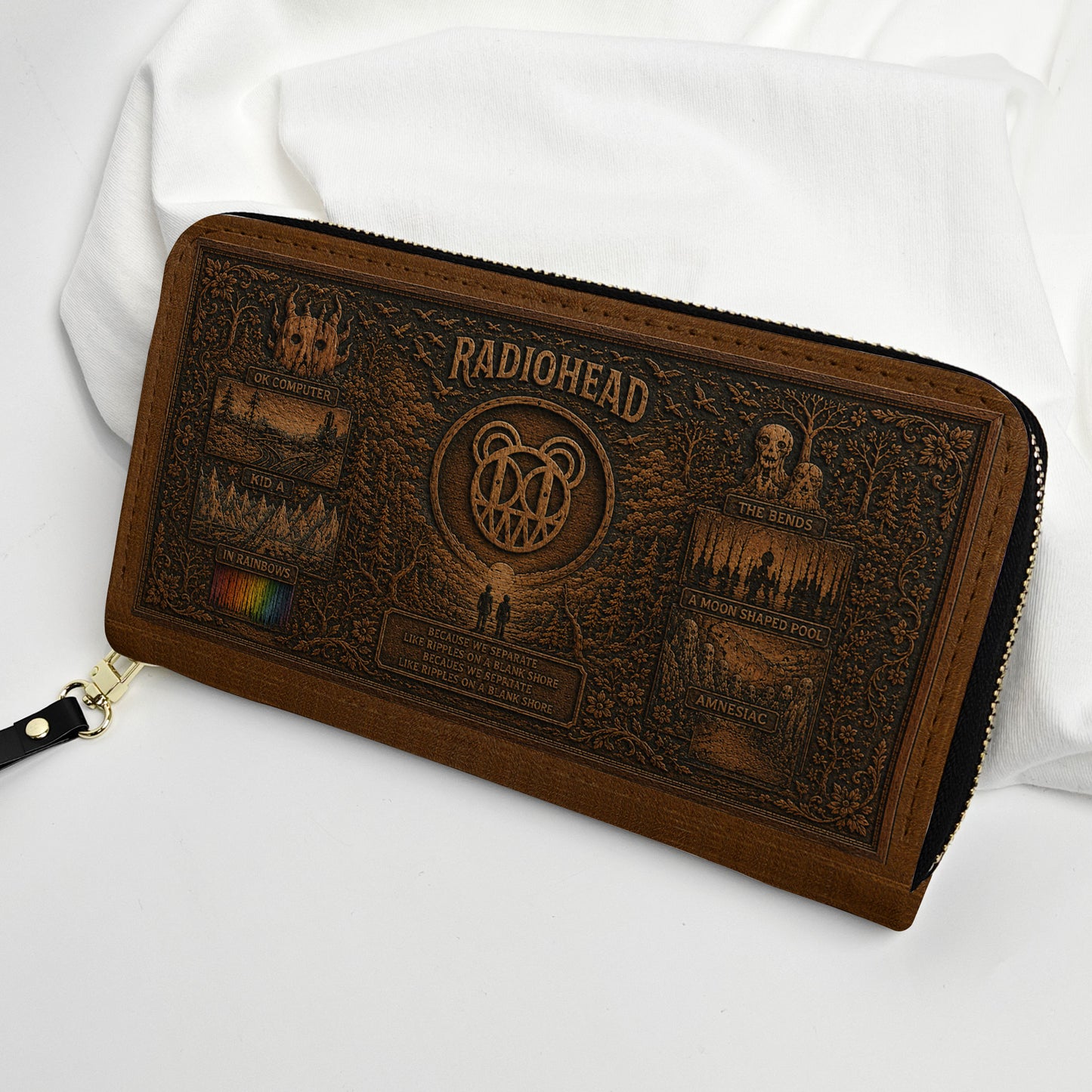 Radiohead Handbag, Tote Bag and Wallet Set - Premium Retro Music Merchandise Gift