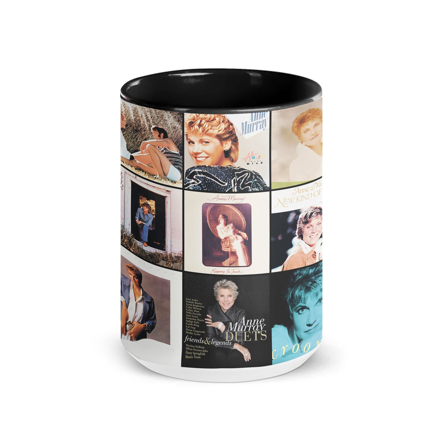 Anne Murray Accent Mug – Album Cover Collage Gift