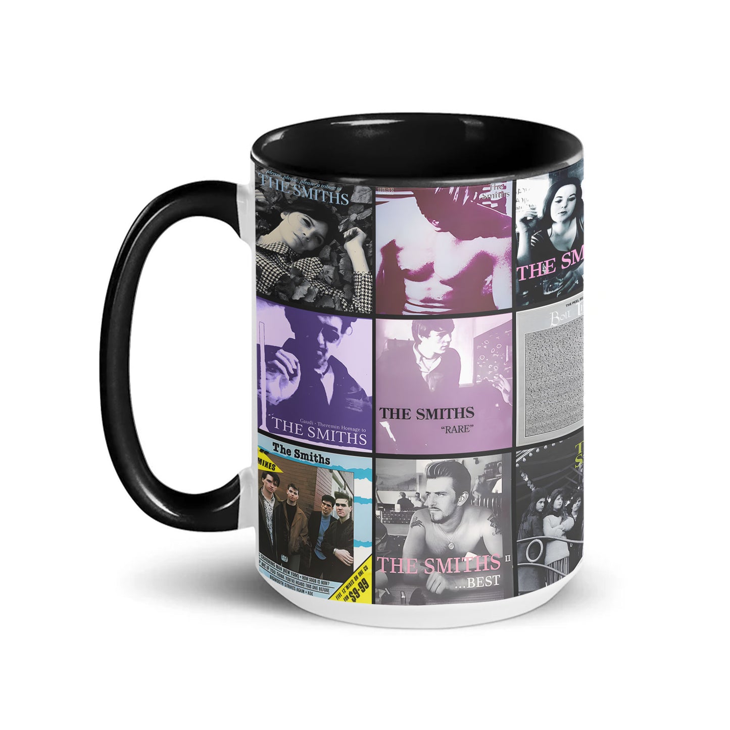 The Smiths Accent Mug – Classic Album Cover Collage Gift for Fans