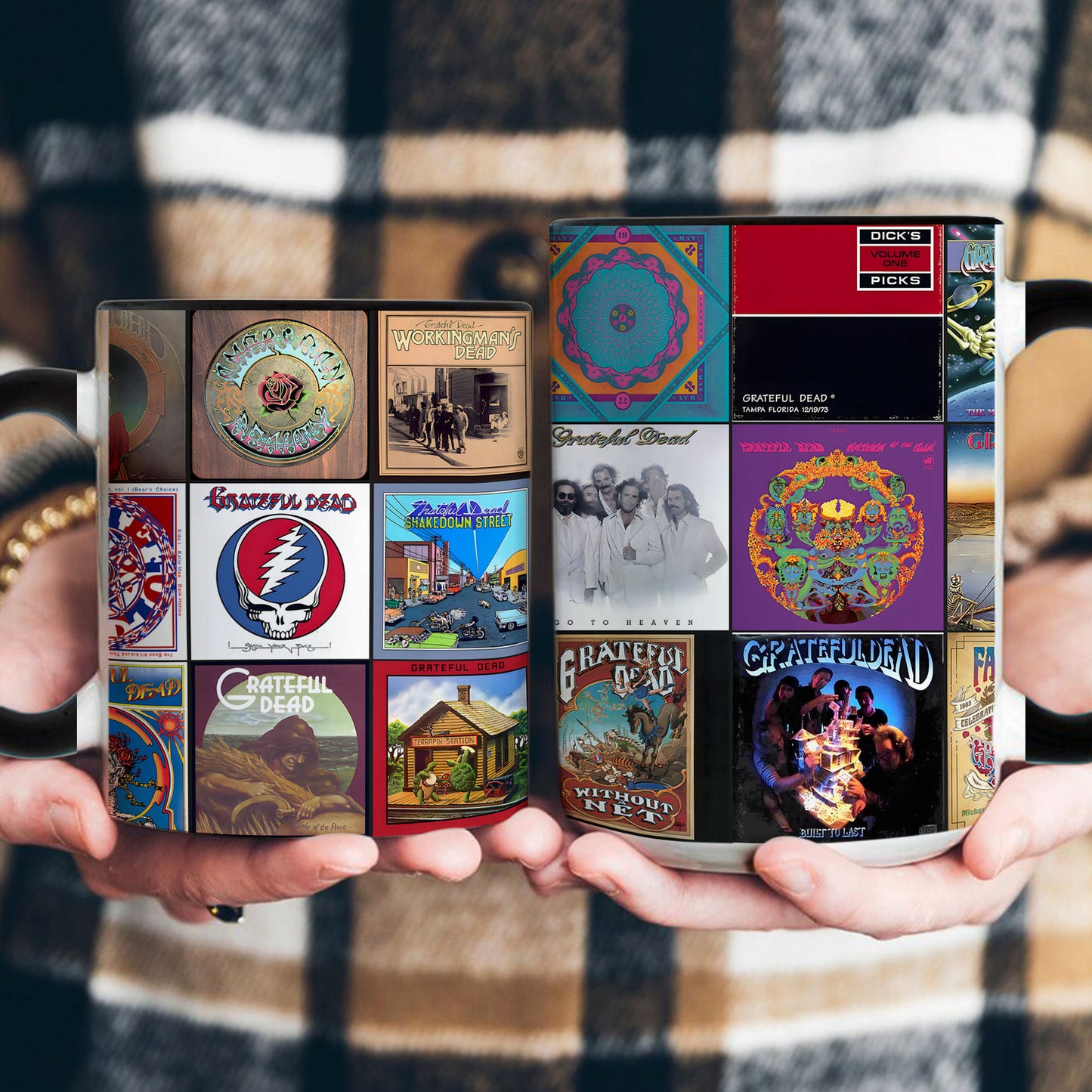 Grateful Dead Accent Mug – Psychedelic Rock Vibes