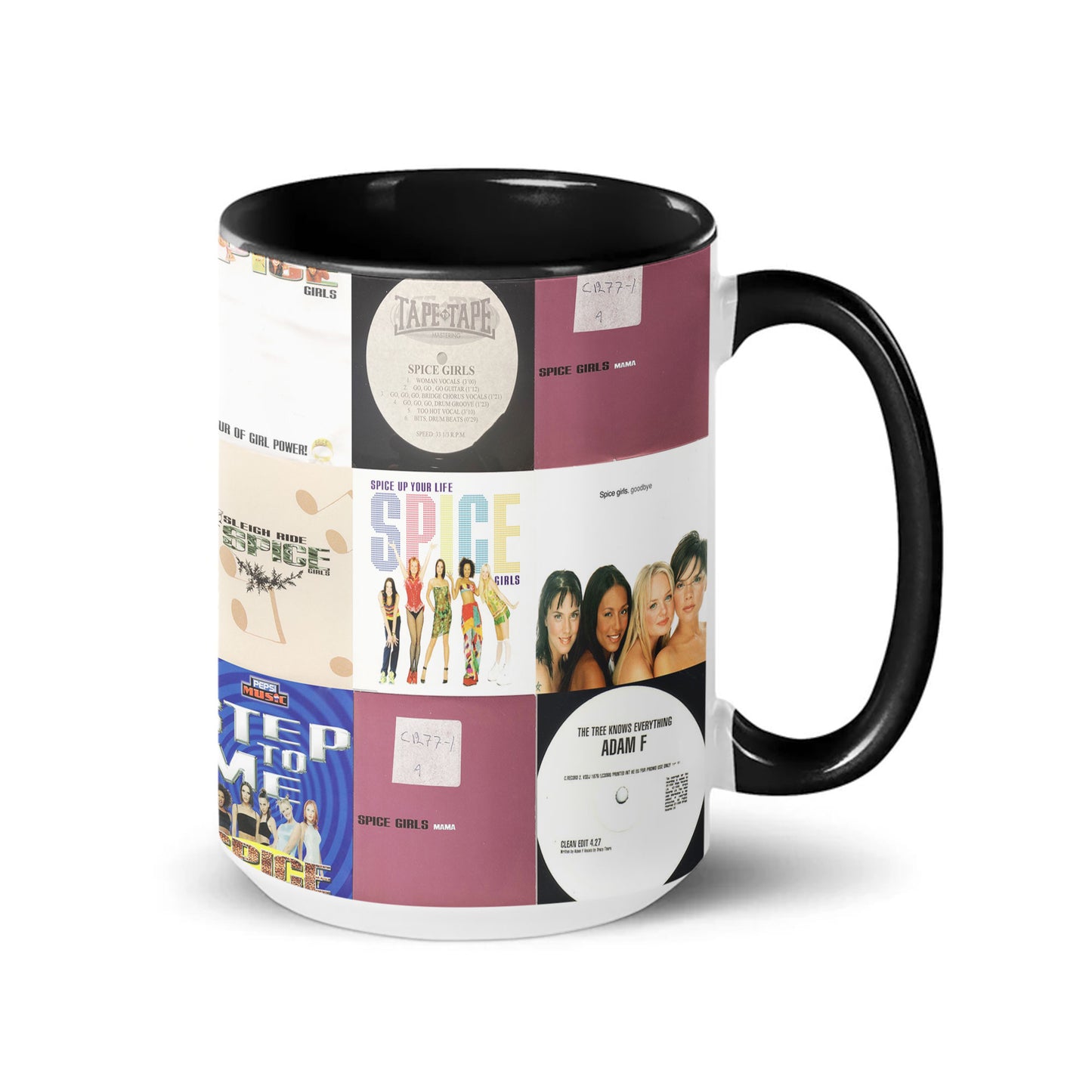 Spice Girls Accent Mug – Pop Power Icons Album Collage Gift
