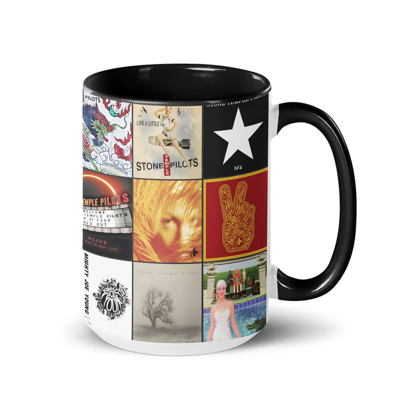 Stone Temple Pilots Accent Mug – Classic Album Cover Collage Gift