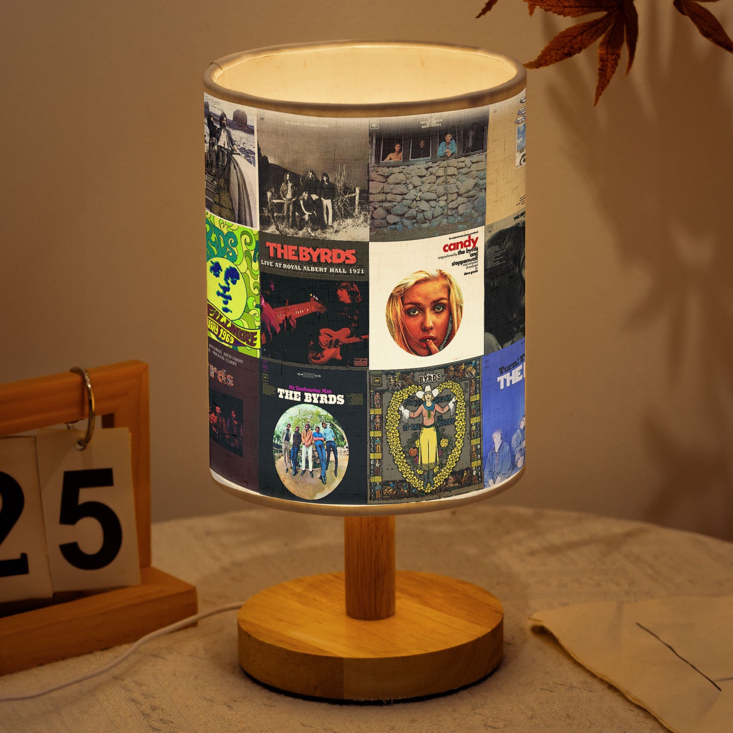 The Byrds Album Art Table Lamp – Classic Folk Rock Decorative Light