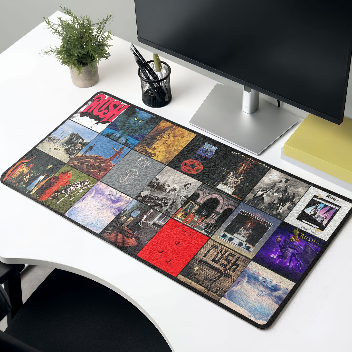 Rush Band Album Print Desk Mat – Non-slip Office Gift Keyboard Pad Birthday Gift For Music Lovers