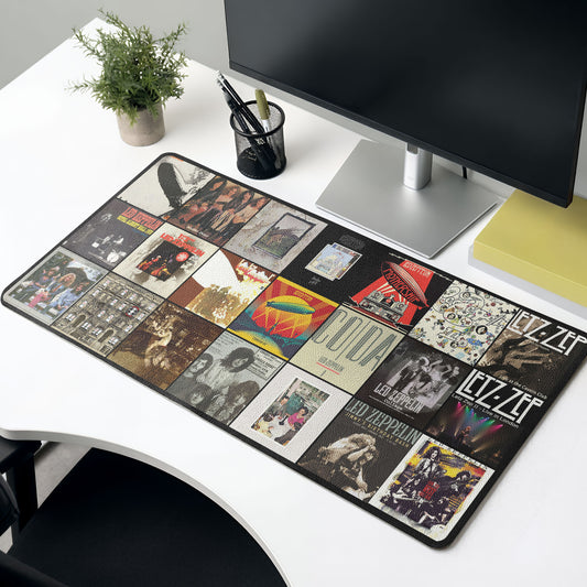 Led Zeppelin Album Print Desk Mat – Non-slip Office Gift Keyboard Pad Birthday Gift For Music Lovers