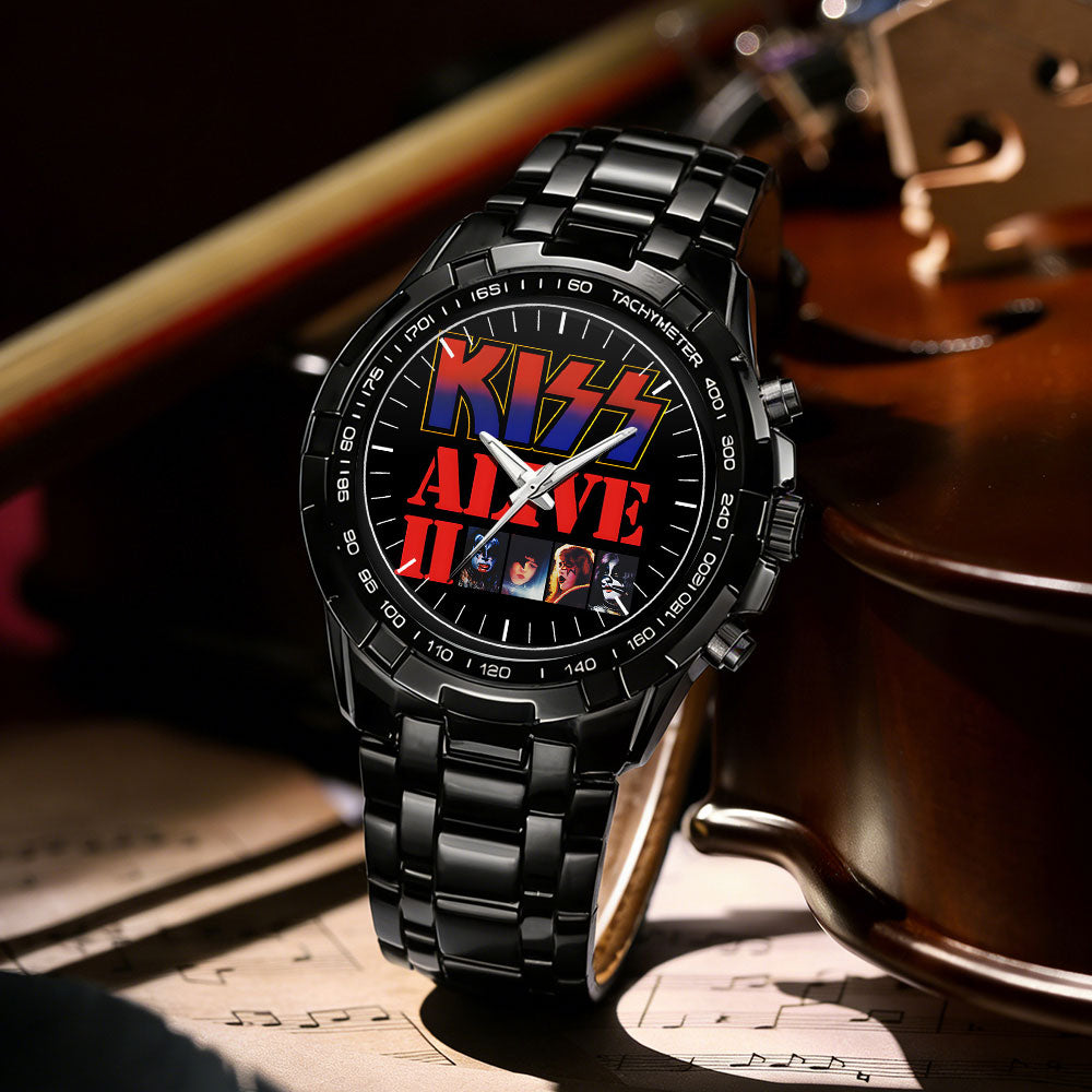 KISS Albums Collection Watch - Multiple Classic Album Designs Available