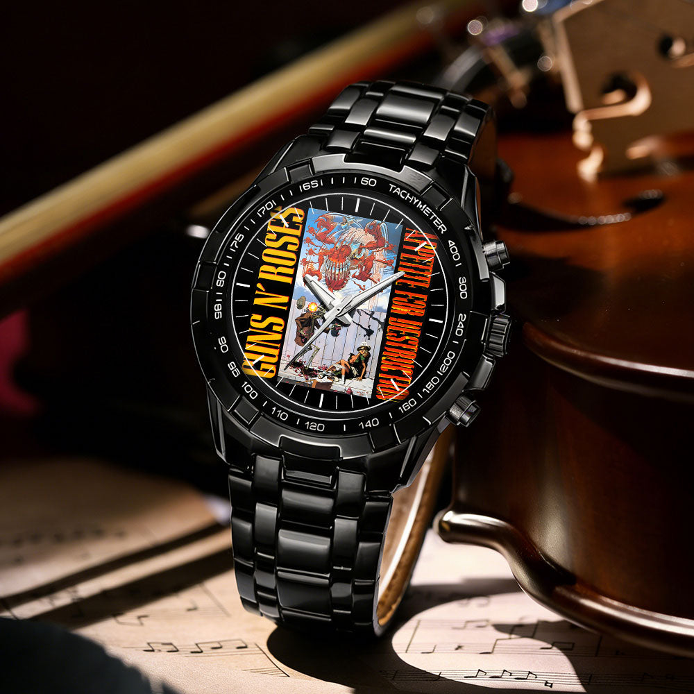 Guns N' Roses Albums Collection Watch - Multiple Classic Album Designs Available