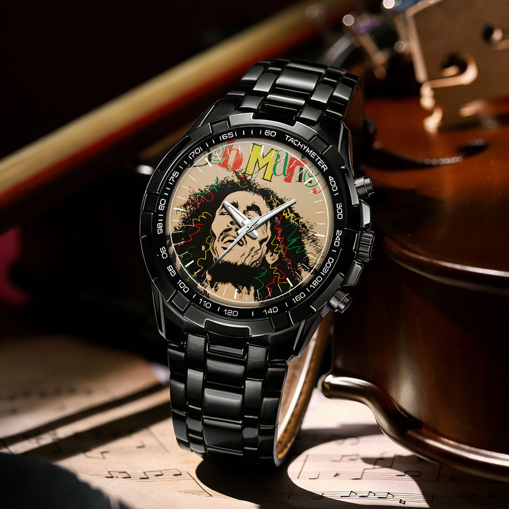 Bob Marley Albums Collection Watch - Multiple Classic Album Designs Available