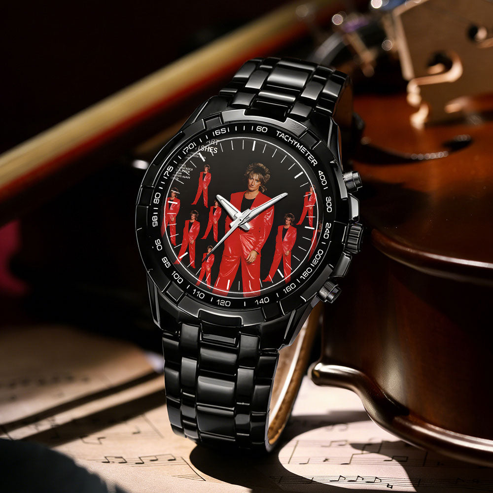 Rod Stewart Albums Collection Watch - Multiple Classic Album Designs Available