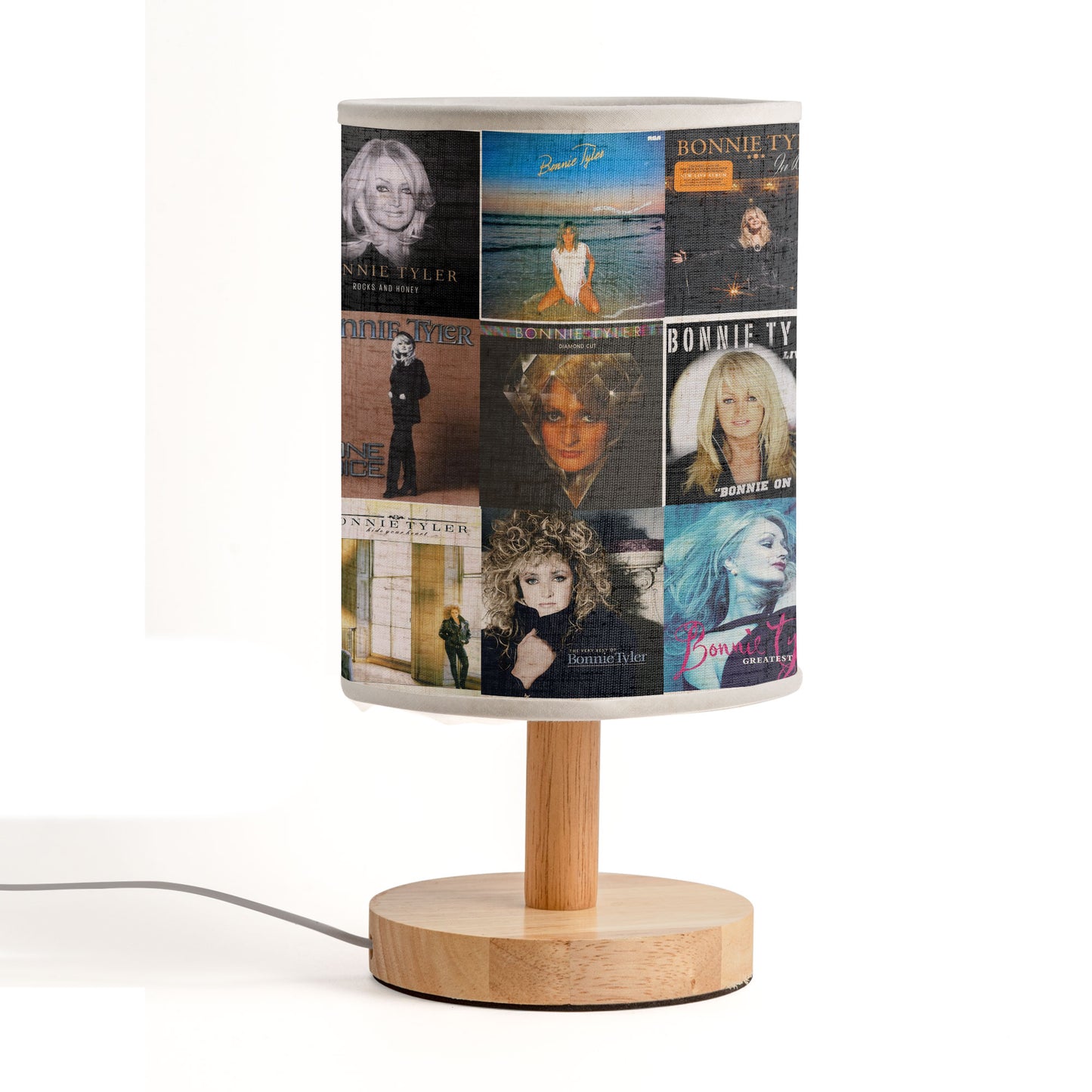 Bonnie Tyler Album Cover Lamp – Power Ballad Nostalgia Home Decor