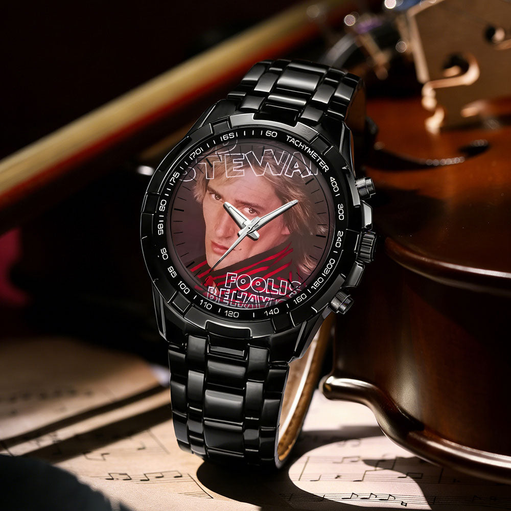 Rod Stewart Albums Collection Watch - Multiple Classic Album Designs Available