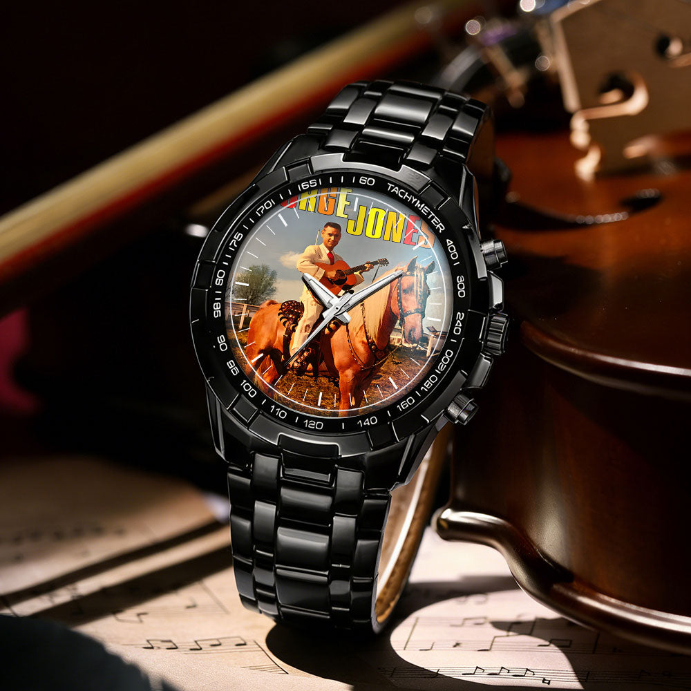 George Jones Albums Collection Watch - Multiple Classic Album Designs Available