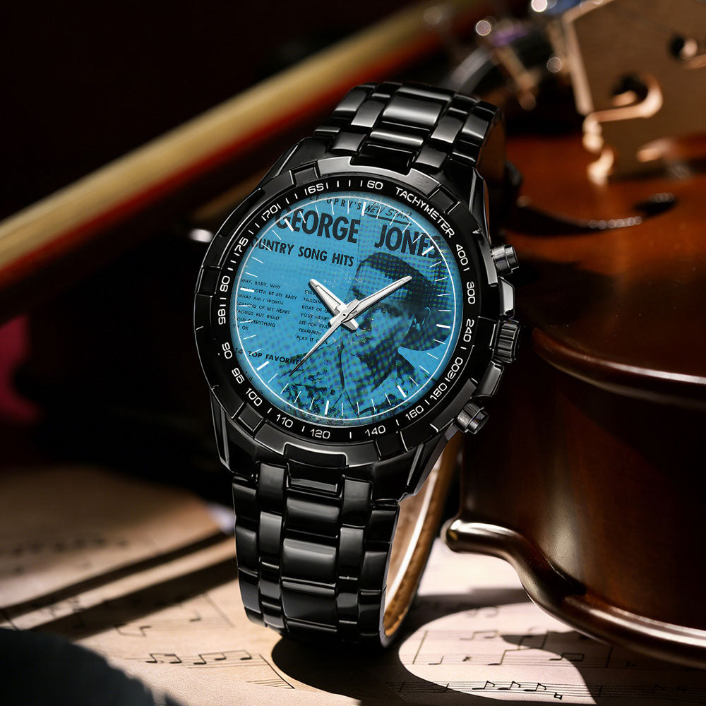 George Jones Albums Collection Watch - Multiple Classic Album Designs Available