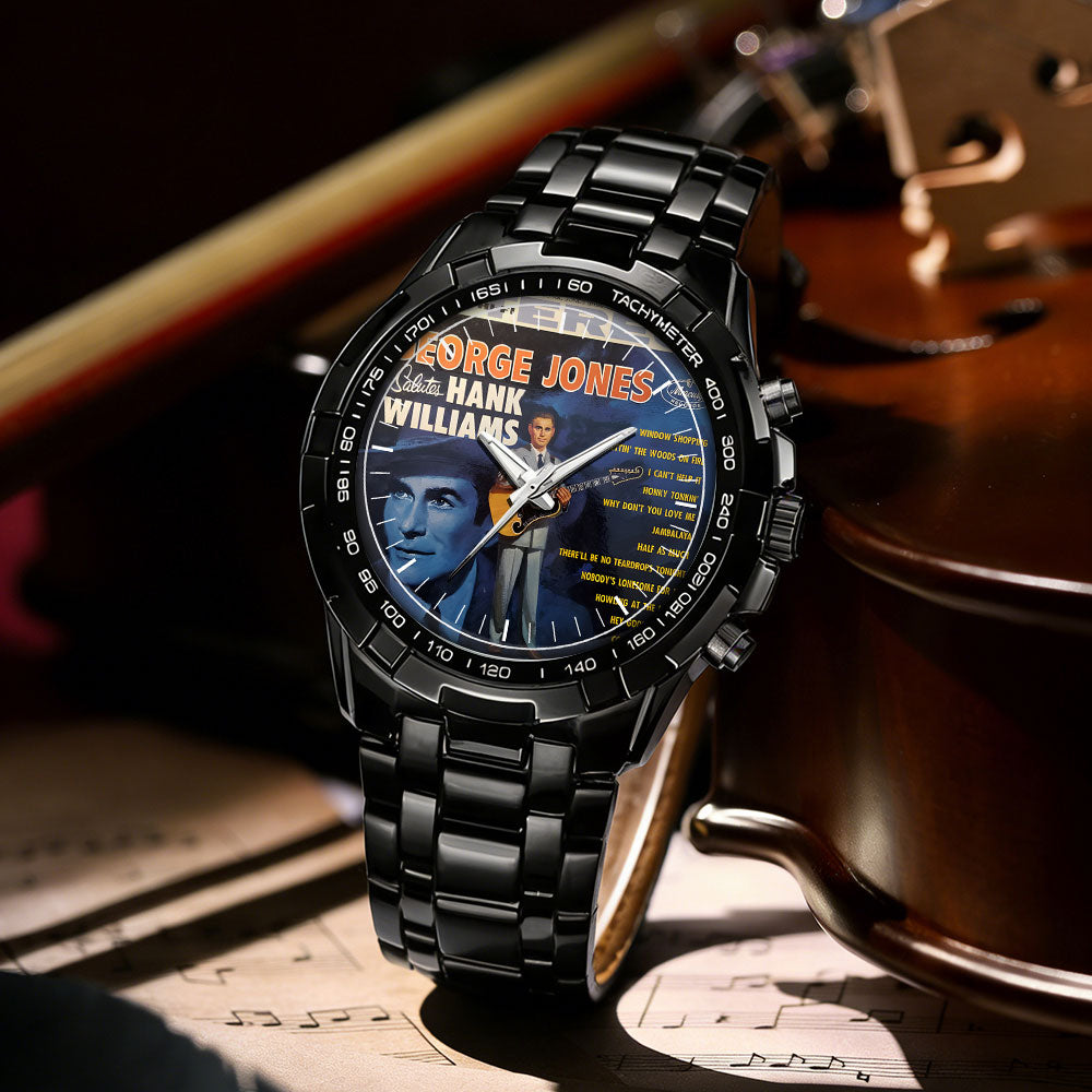 George Jones Albums Collection Watch - Multiple Classic Album Designs Available