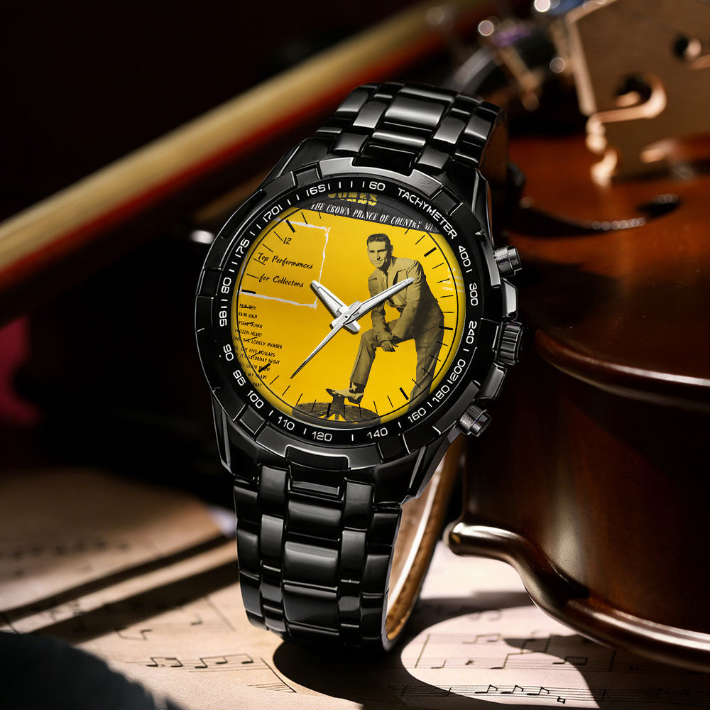 George Jones Albums Collection Watch - Multiple Classic Album Designs Available