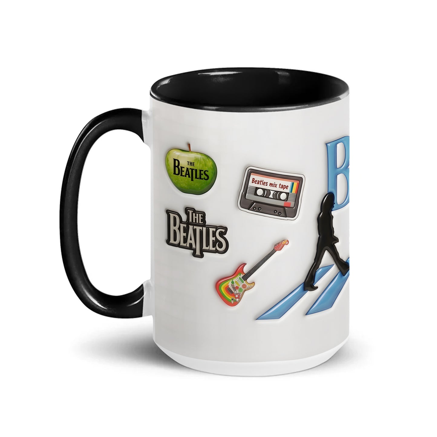The Beatles Abbey Road Accent Mug – Classic Crosswalk Silhouette Coffee Cup