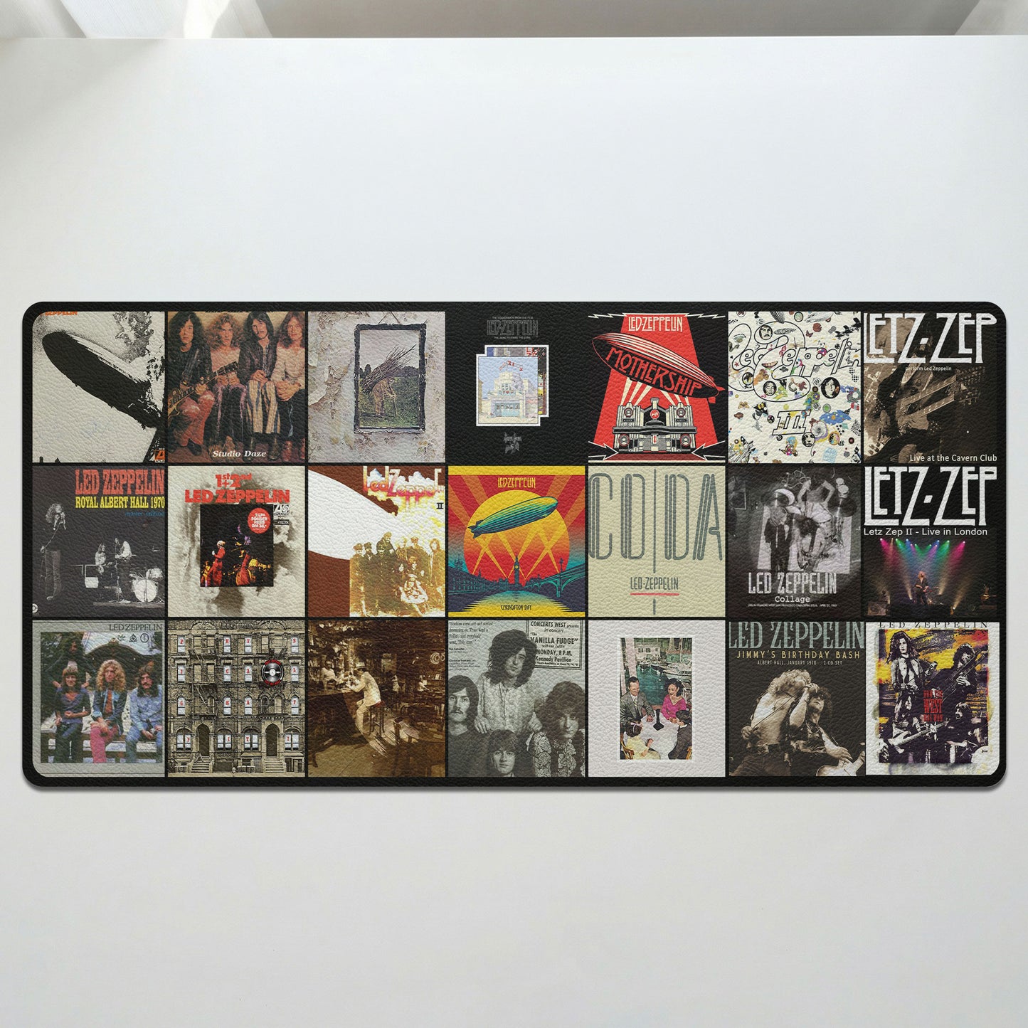 Led Zeppelin Album Print Desk Mat – Non-slip Office Gift Keyboard Pad Birthday Gift For Music Lovers