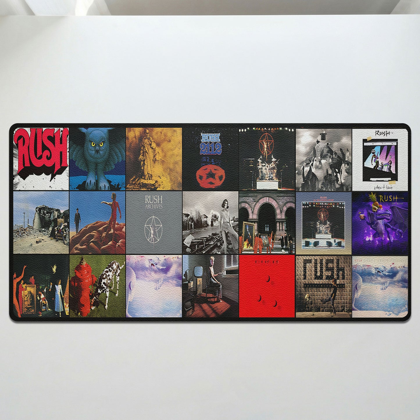 Rush Band Album Print Desk Mat – Non-slip Office Gift Keyboard Pad Birthday Gift For Music Lovers