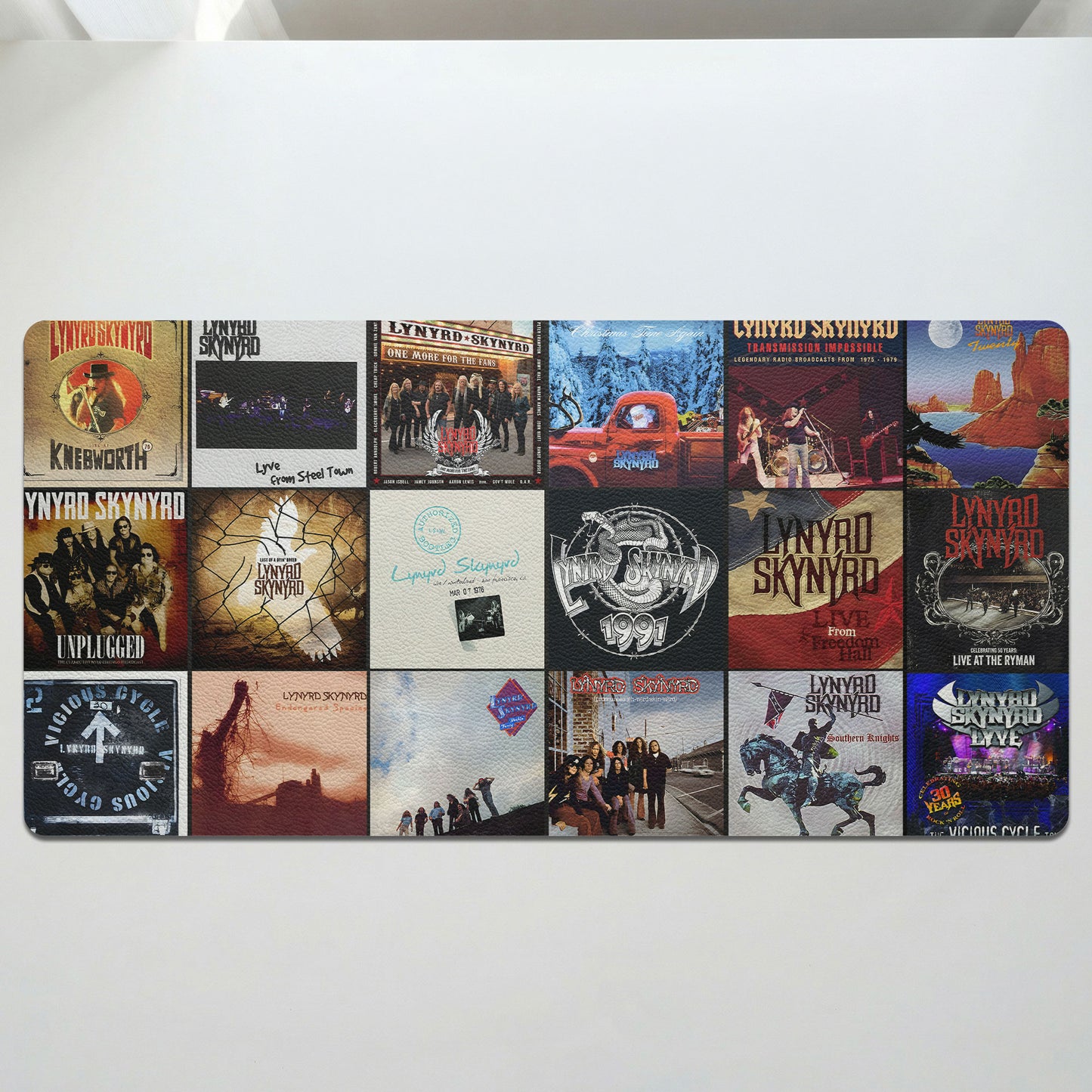 Lynyrd Skynyrd Art Print Music Desk Mat – Non-slip Home Office Gift Keyboard Pad Birthday Gift For Music Lovers