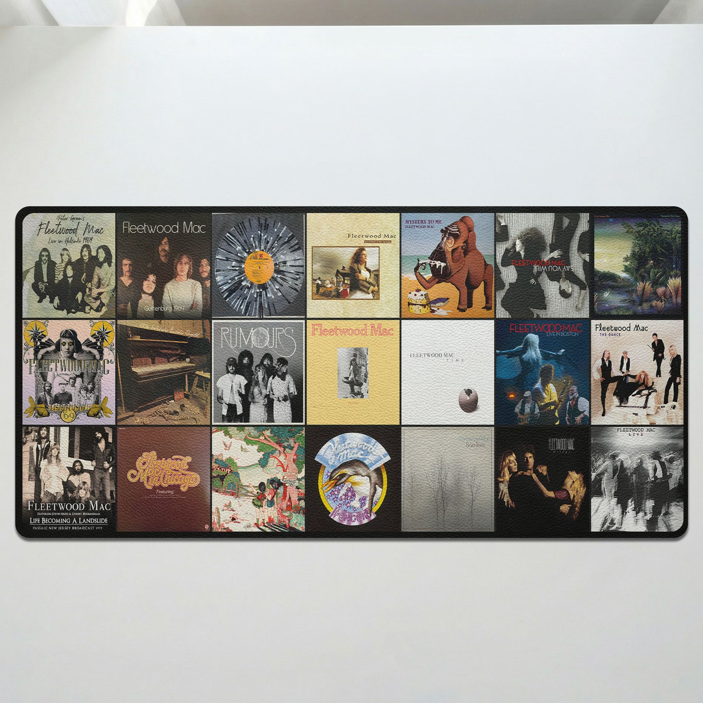 Fleetwood Mac Band Album Collage Print Desk Mat – Non-slip Office Gift Keyboard Pad Birthday Gift For Music Lovers