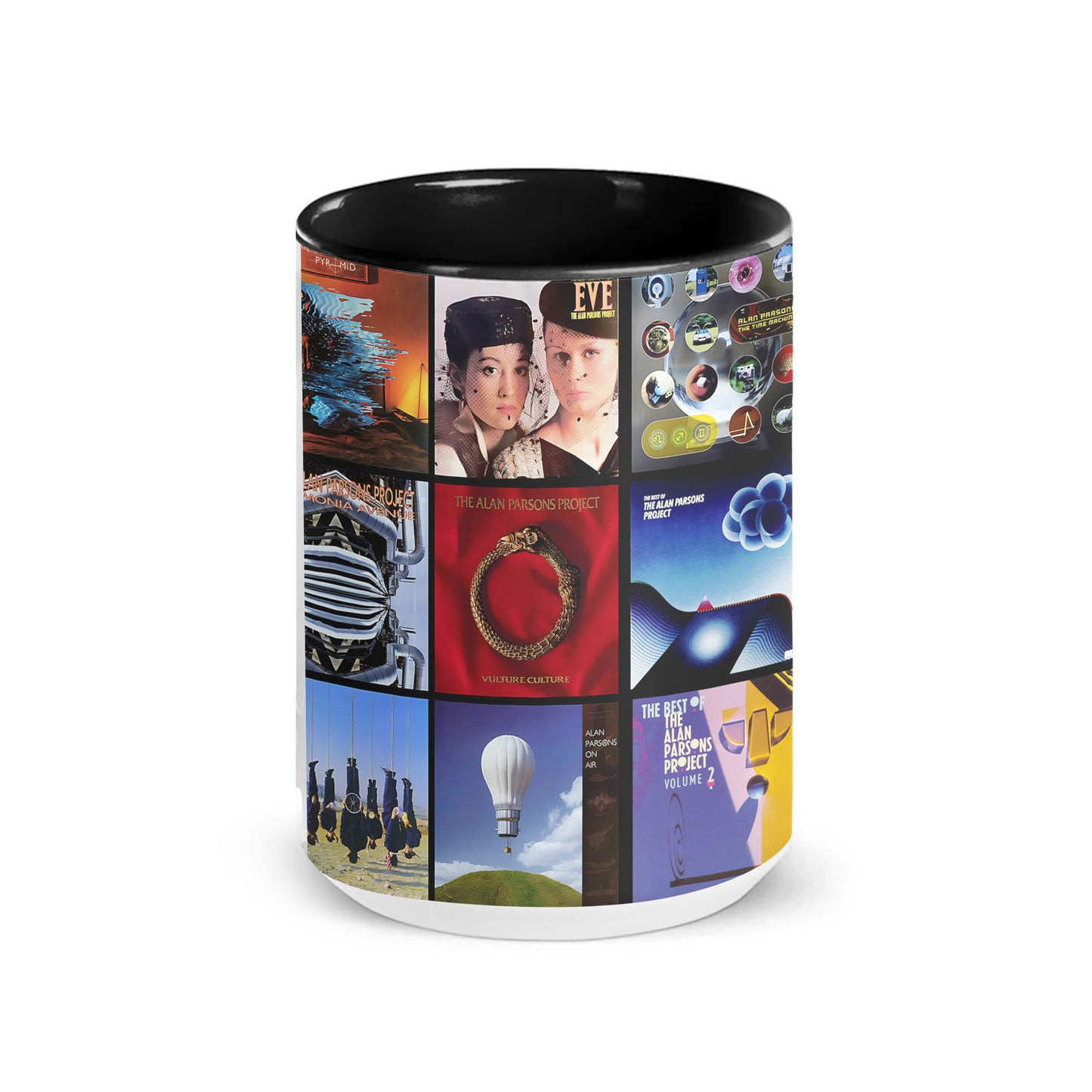 The Alan Parsons Project Accent Mug – Album Cover Collage Gift