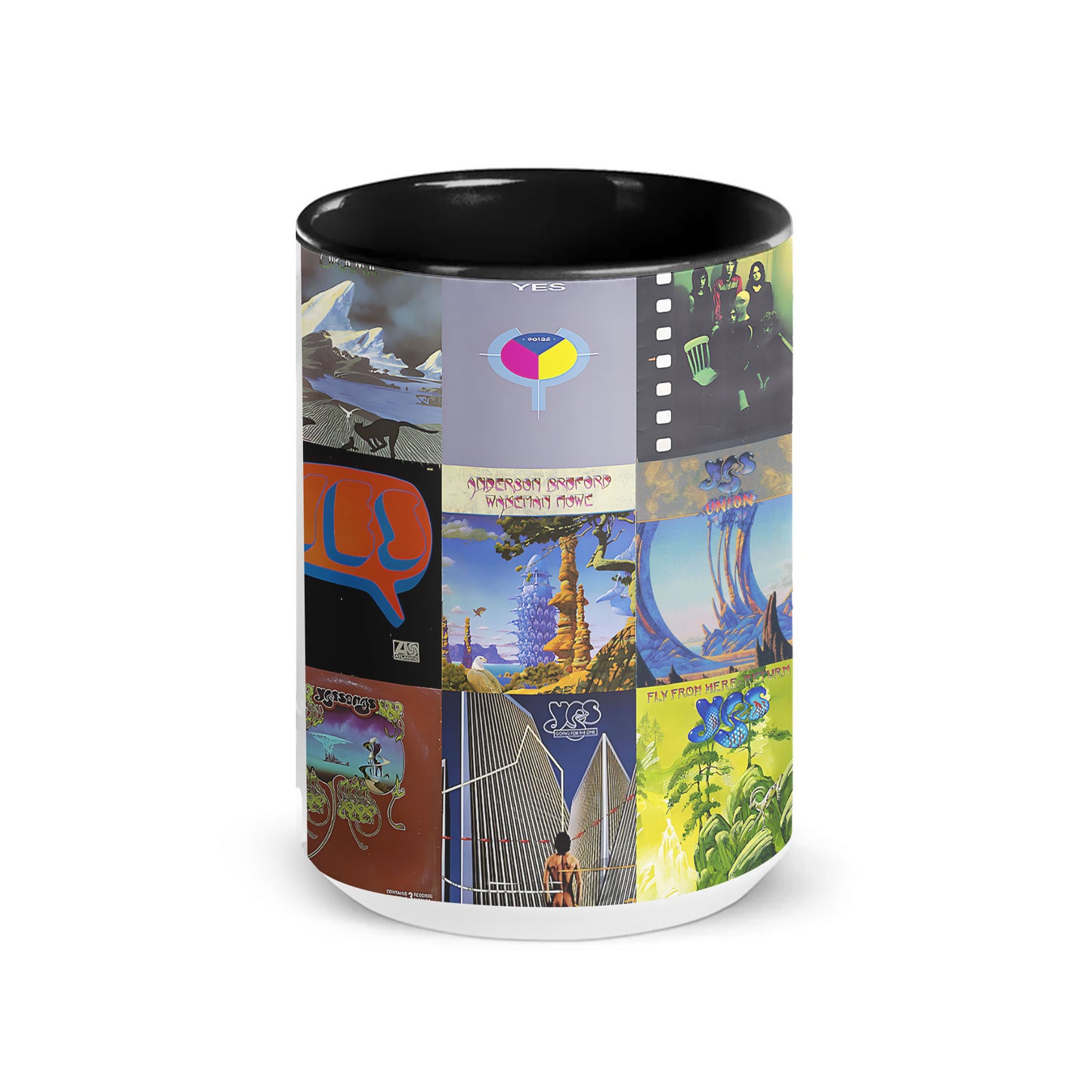 Yes Accent Mug – Classic Progressive Rock Album Collage Gift
